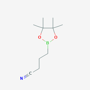 molecular formula C10H18BNO2 B050528 3-Cyano-1-propylboronic acid pinacol ester CAS No. 238088-16-9