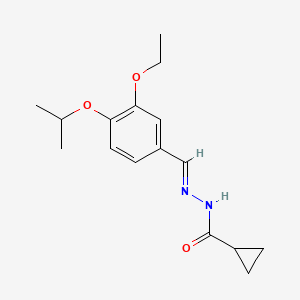 N'-(3-ethoxy-4-isopropoxybenzylidene)cyclopropanecarbohydrazide