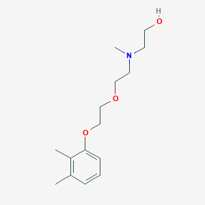 molecular formula C15H25NO3 B5052830 2-[{2-[2-(2,3-dimethylphenoxy)ethoxy]ethyl}(methyl)amino]ethanol 