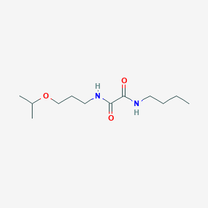 molecular formula C12H24N2O3 B5052884 N-butyl-N'-(3-isopropoxypropyl)ethanediamide 