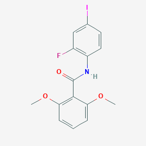 N-(2-fluoro-4-iodophenyl)-2,6-dimethoxybenzamide