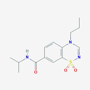 N-isopropyl-4-propyl-4H-1,2,4-benzothiadiazine-7-carboxamide 1,1-dioxide