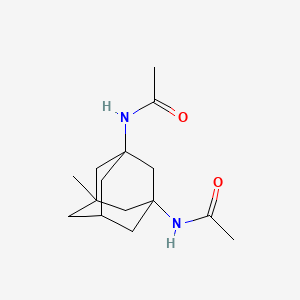 N,N'-(5-methyltricyclo[3.3.1.1~3,7~]decane-1,3-diyl)diacetamide