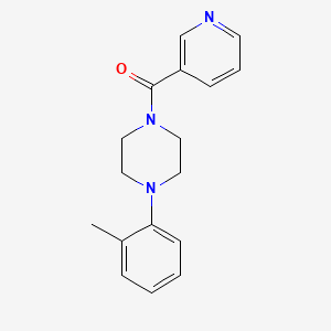 1-(2-methylphenyl)-4-(3-pyridinylcarbonyl)piperazine