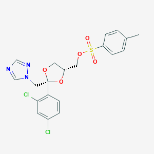B050532 ((2S,4S)-2-((1H-1,2,4-Triazol-1-yl)methyl)-2-(2,4-dichlorophenyl)-1,3-dioxolan-4-yl)methyl 4-methylbenzenesulfonate CAS No. 113770-65-3
