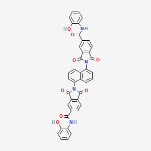 molecular formula C40H24N4O8 B5053240 2,2'-(1,5-naphthalenediyl)bis[N-(2-hydroxyphenyl)-1,3-dioxo-5-isoindolinecarboxamide] 