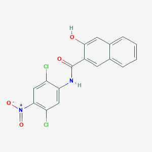 molecular formula C17H10Cl2N2O4 B5053353 N-(2,5-dichloro-4-nitrophenyl)-3-hydroxy-2-naphthamide 