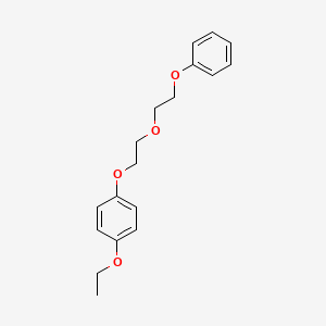molecular formula C18H22O4 B5053378 1-ethoxy-4-[2-(2-phenoxyethoxy)ethoxy]benzene 