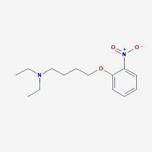 molecular formula C14H22N2O3 B5053386 N,N-diethyl-4-(2-nitrophenoxy)-1-butanamine 