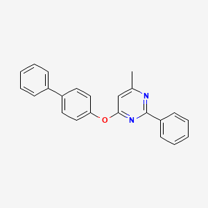 4-(4-biphenylyloxy)-6-methyl-2-phenylpyrimidine