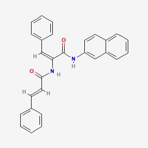 2-(cinnamoylamino)-N-2-naphthyl-3-phenylacrylamide