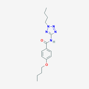 4-butoxy-N-(2-butyltetrazol-5-yl)benzamide