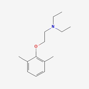 molecular formula C14H23NO B5053486 2-(2,6-dimethylphenoxy)-N,N-diethylethanamine CAS No. 6320-62-3