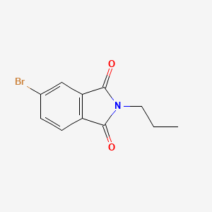 molecular formula C11H10BrNO2 B5053498 5-bromo-2-propyl-1H-isoindole-1,3(2H)-dione 