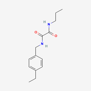 molecular formula C14H20N2O2 B5053523 N-(4-ethylbenzyl)-N'-propylethanediamide 