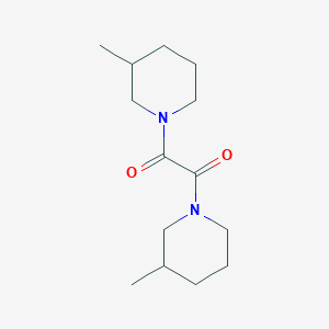molecular formula C14H24N2O2 B5053619 1,1'-(1,2-dioxo-1,2-ethanediyl)bis(3-methylpiperidine) 