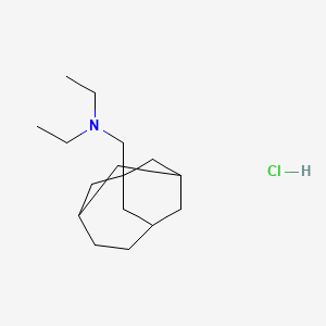 N-ethyl-N-(tricyclo[4.3.1.1~3,8~]undec-1-ylmethyl)ethanamine hydrochloride