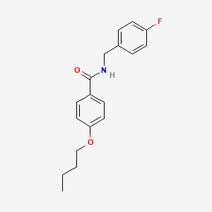 4-butoxy-N-(4-fluorobenzyl)benzamide