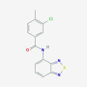 N-(2,1,3-benzothiadiazol-4-yl)-3-chloro-4-methylbenzamide