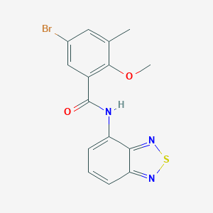 N-(2,1,3-benzothiadiazol-4-yl)-5-bromo-2-methoxy-3-methylbenzamide