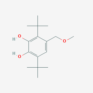 molecular formula C16H26O3 B5053744 3,6-di-tert-butyl-4-(methoxymethyl)-1,2-benzenediol 