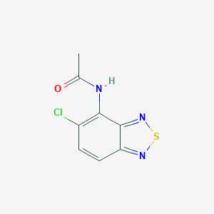 molecular formula C8H6ClN3OS B505375 N-(5-chloro-2,1,3-benzothiadiazol-4-yl)acetamide 