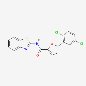 N-1,3-benzothiazol-2-yl-5-(2,5-dichlorophenyl)-2-furamide