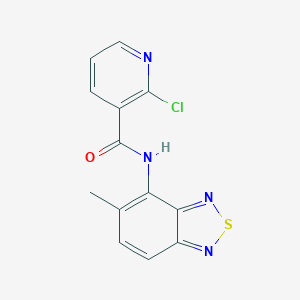 2-chloro-N-(5-methyl-2,1,3-benzothiadiazol-4-yl)pyridine-3-carboxamide