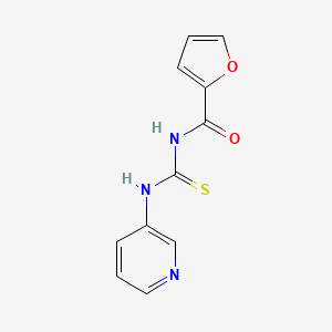 molecular formula C11H9N3O2S B5053815 N-[(3-pyridinylamino)carbonothioyl]-2-furamide 