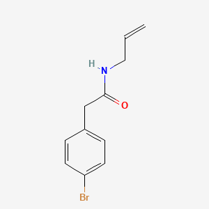 molecular formula C11H12BrNO B5054071 N-allyl-2-(4-bromophenyl)acetamide 