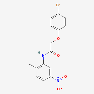 molecular formula C15H13BrN2O4 B5054081 2-(4-bromophenoxy)-N-(2-methyl-5-nitrophenyl)acetamide 