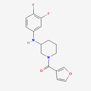 N-(3,4-difluorophenyl)-1-(3-furoyl)-3-piperidinamine