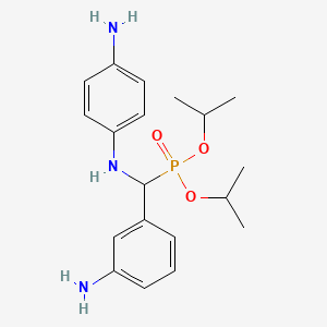 diisopropyl {(3-aminophenyl)[(4-aminophenyl)amino]methyl}phosphonate