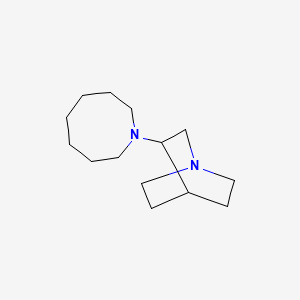 molecular formula C14H26N2 B5054182 3-(1-azocanyl)quinuclidine 