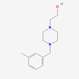 molecular formula C14H22N2O B5054185 2-[4-(3-methylbenzyl)-1-piperazinyl]ethanol 