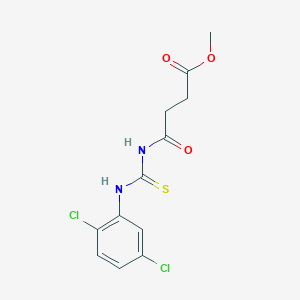 methyl 4-({[(2,5-dichlorophenyl)amino]carbonothioyl}amino)-4-oxobutanoate