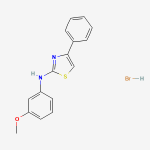 N-(3-methoxyphenyl)-4-phenyl-1,3-thiazol-2-amine hydrobromide