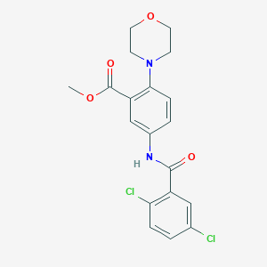 Methyl 5-[(2,5-dichlorobenzoyl)amino]-2-morpholin-4-ylbenzoate