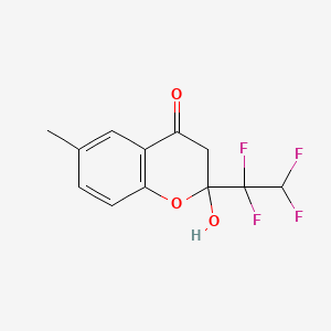 2-hydroxy-6-methyl-2-(1,1,2,2-tetrafluoroethyl)-2,3-dihydro-4H-chromen-4-one