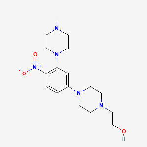 2-{4-[3-(4-methyl-1-piperazinyl)-4-nitrophenyl]-1-piperazinyl}ethanol