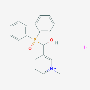 molecular formula C19H19INO2P B5054553 3-[(diphenylphosphoryl)(hydroxy)methyl]-1-methylpyridinium iodide 