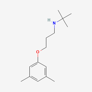 N-(tert-butyl)-3-(3,5-dimethylphenoxy)-1-propanamine