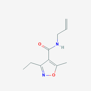 N-allyl-3-ethyl-5-methyl-4-isoxazolecarboxamide