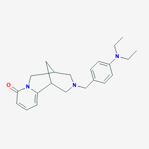 11-[4-(diethylamino)benzyl]-7,11-diazatricyclo[7.3.1.0~2,7~]trideca-2,4-dien-6-one