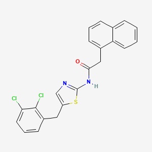 N-[5-(2,3-dichlorobenzyl)-1,3-thiazol-2-yl]-2-(1-naphthyl)acetamide
