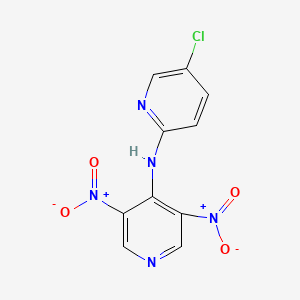 5-chloro-N-(3,5-dinitro-4-pyridinyl)-2-pyridinamine