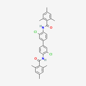 molecular formula C32H30Cl2N2O2 B5054884 N,N'-(3,3'-dichloro-4,4'-biphenyldiyl)bis(2,4,6-trimethylbenzamide) 