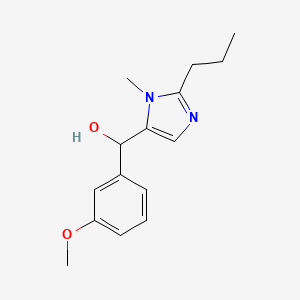 (3-methoxyphenyl)(1-methyl-2-propyl-1H-imidazol-5-yl)methanol