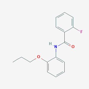 2-fluoro-N-(2-propoxyphenyl)benzamide
