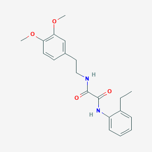 N-[2-(3,4-dimethoxyphenyl)ethyl]-N'-(2-ethylphenyl)oxamide